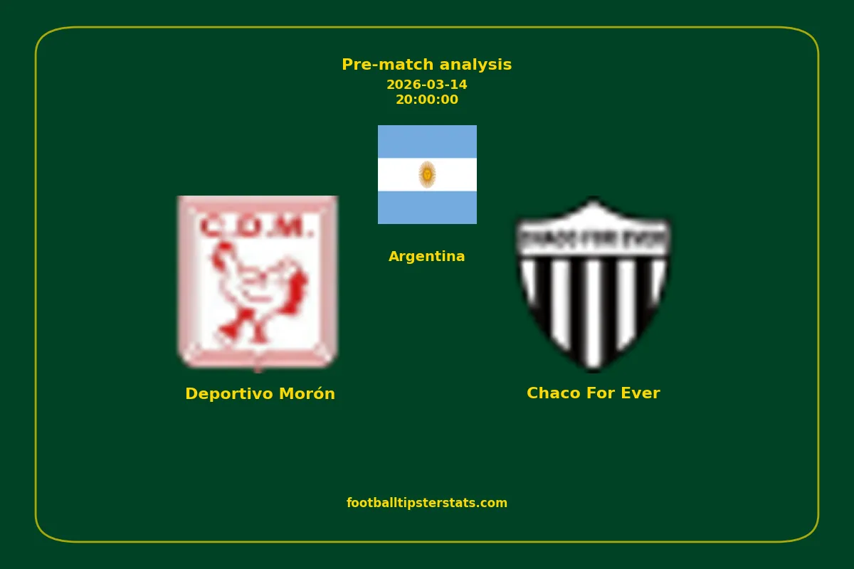 Pre-match analysis: Deportivo Morón vs Chaco For Ever on 2026-03-14